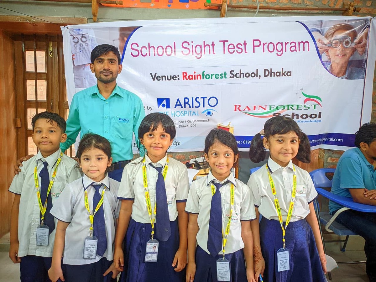 School Sight Test Program – Rainforest School, Dhaka